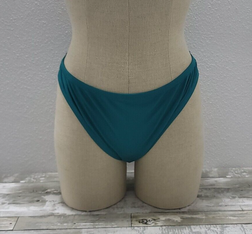 Shade & Shore Ribbed Hipster Bikini Swimsuit Bottom - Waterfall Blue: XL 16-18 - Picture 9 of 9