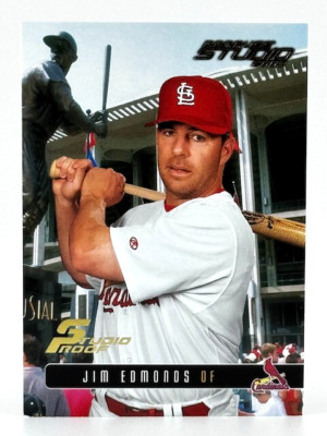 2003 Donruss Studio - Studio Proof (60/100) Jim Edmonds #187