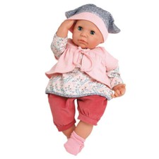 Schildkrot große Babypuppe Julchen schließende Augen, in rosa, 52 cm