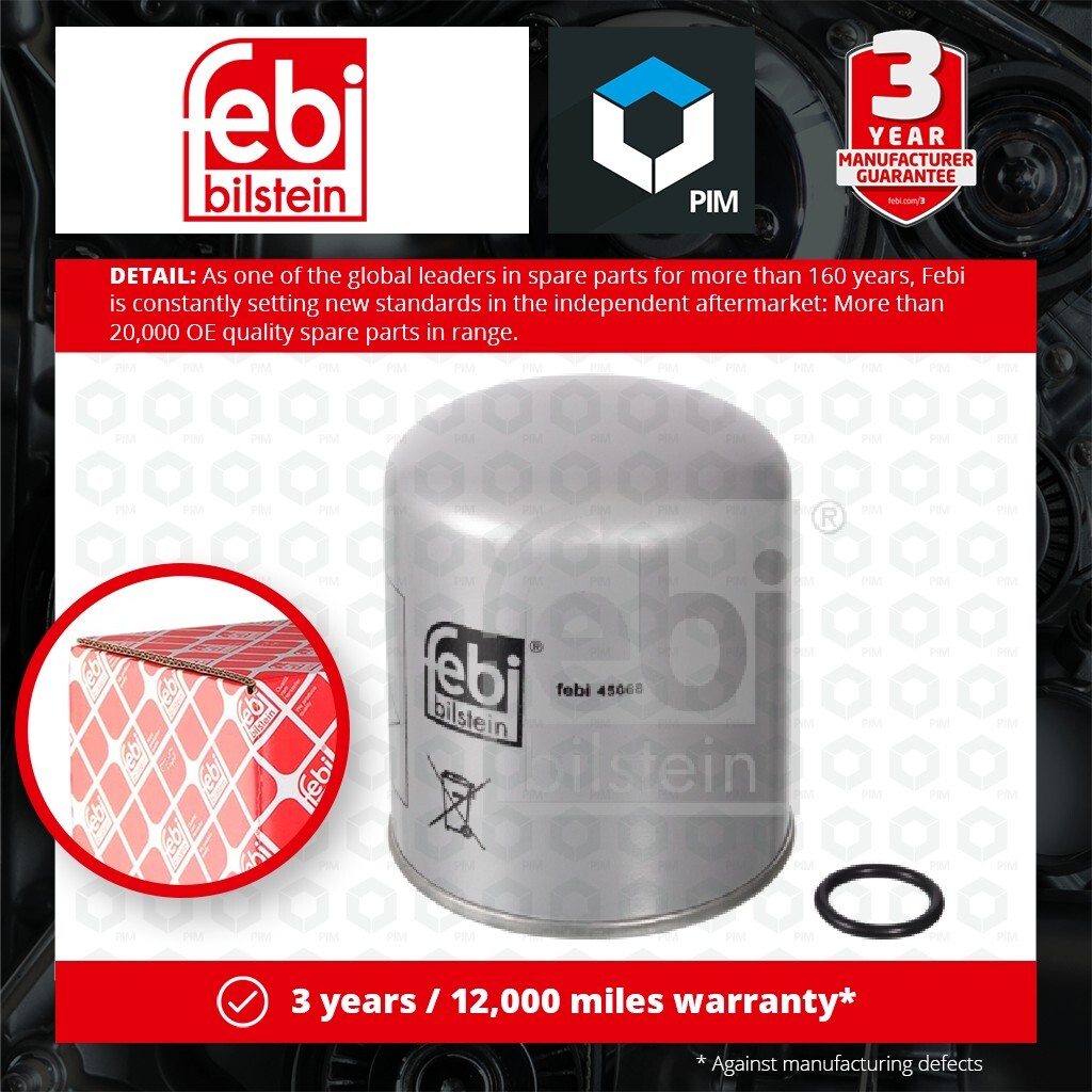 Febi Bilstein 45068 Air Dryer Cartridge 7421602383 for sale online  