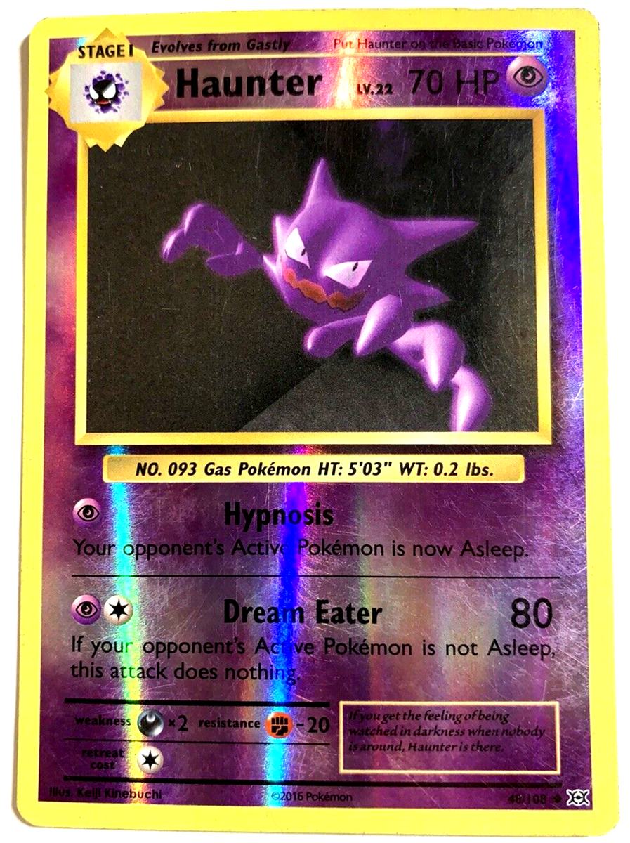 HAUNTER - 48/108 - Evolutions - Reverse Holo - Uncommon - Pokemon