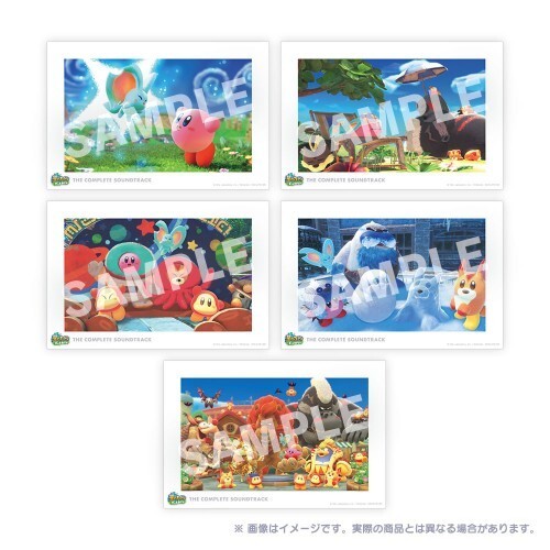 Kirby and the Forgotten Land Complete Soundtrack Limited 4CD w/ Music Box BT - Picture 10 of 11