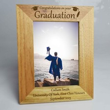 Personalised Wood Frame A4 Certificate Frame Graduation Diploma Photo Frame