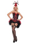 Cabaret Showgirl Burlesque Mystery House Women Costume