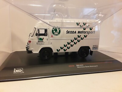 1/43 AVIA A21F SKODA MOTORSPORT RALLY ASSISTANCE SERVICE VAN IXO RAC290