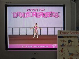 Dance Aerobics (NIntendo, NES, 1989) Authentic & Complete (No Foam Insert)