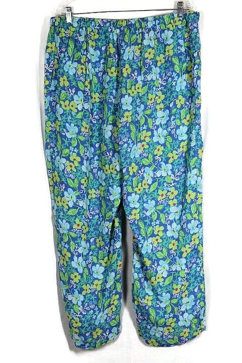 Sigrid Olsen Sport Multicolor Women's Pull On Pants Lined Elastic Waist 18W 043 - Image 3 of 4