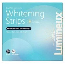 Lumineux Teeth Whitening Strips, 14 Treatments, Sensitivity Free, Non Toxic