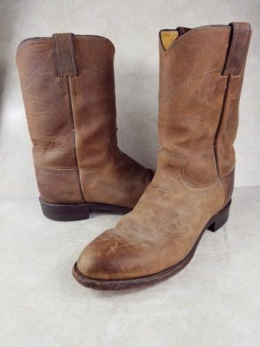 Justin Boots 3408 Roper Brown Leather 