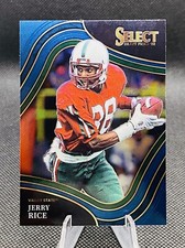 2022 Panini Select Draft Picks FIELD LEVEL BLUE Jerry Rice Delta Devils #148