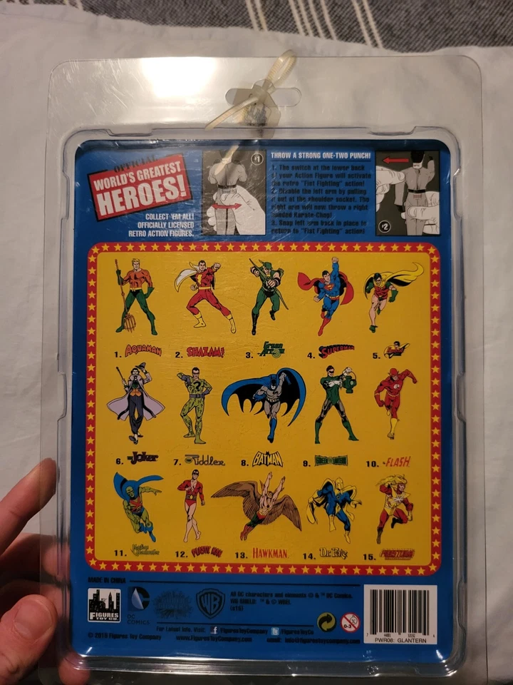 Figura de acción Linterna Verde de los héroes más grandes del mundo figuras Toy Co. nuevo sellado Foto 2 de 2