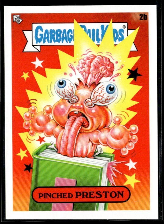 2022 Topps Garbage Pail Kids Book Worms #2b Pinched Preston  NS01R03A