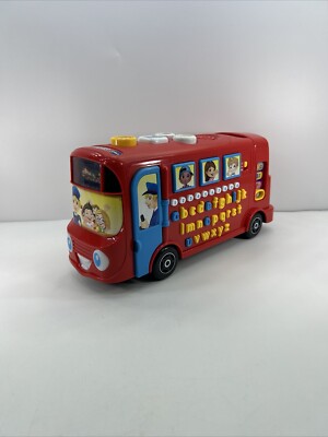 V-tech Spielzeitbus Kleinkind Baby Spielzeug Montessori Zahlen Buchstaben Phonetik