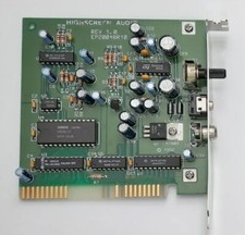 Highscreen / Octek EP20048R10 8-bit ISA Sound Card Adlib, OPL2, Retro, 1992 