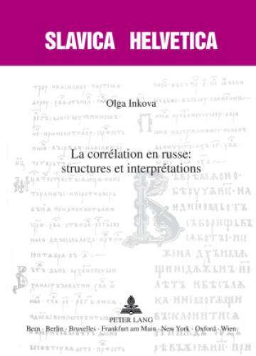Thumbnail - La Corrélation En Russe : Structures Et Interprétations Structures Et