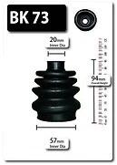 Shaftec BK73 CV Boot Kit SAME DAY DISPATCH!