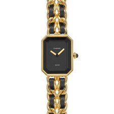CHANEL Première S H0001 black WATCH 663951