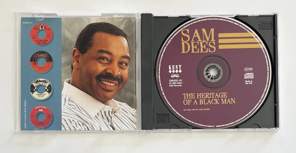 Sam Dees The Heritage Of A Black Man Cd Album Kent Funk Soul Near Mint Foto 4 de 4