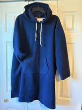 KOOLABURRA by UGG Size M Blue Oversized Hooded Fleece Sweatshirt w/ Front Pocket