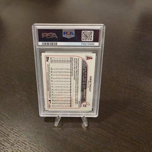 2022 Topps Chrome - Mike Trout #200 Sepia Refractor PSA 10 view 2