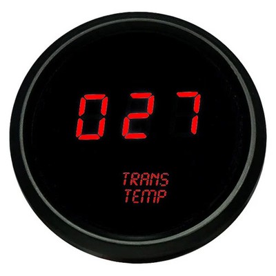 Intellitronix 2-1/16'' LED Digital Transmission Temperature Gauge, Red, 50-350 F