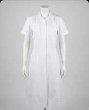 Nurses White Uniform Dress 10 Long
