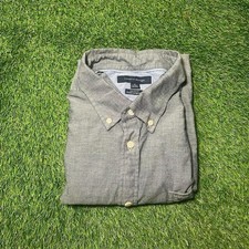 Tommy Hilfiger grey button up shirt Men s Size XL