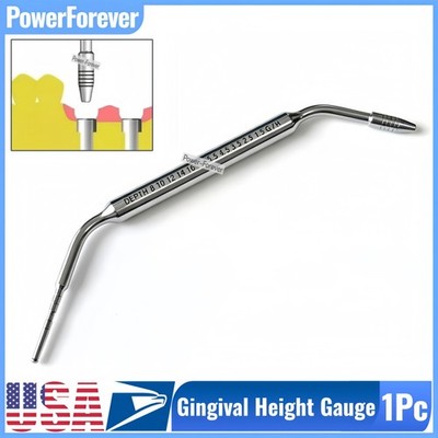 USA Dental Gingival Height Gauge Abutment Depth Implant Measuring Ruler Probe