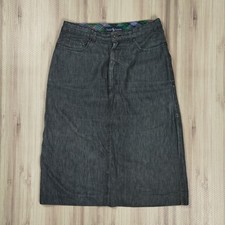 Vintage Polo Ralph Lauren Womens Denim Maxi Skirt Blue High Size 10 Waist 29
