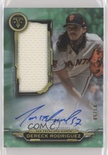 2019 Triple Threads Single Jumbo Relics Emerald 1/50 Dereck Rodriguez Auto 1q7
