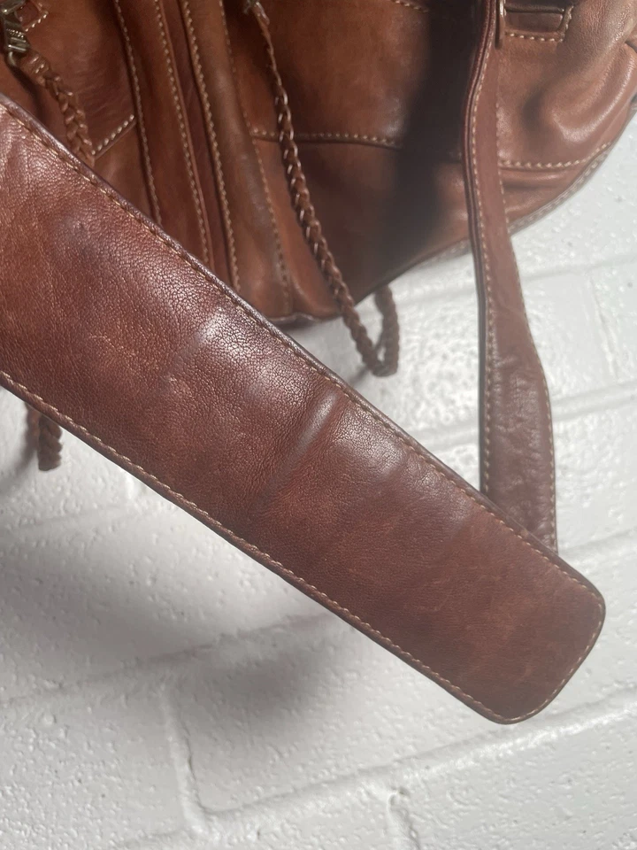 ANDREW MARC Bolso de Hombro Marrón Bolso de Mano Cartera Cuero Sintético Dr Bolso Estilo Otoño Foto 4 de 4