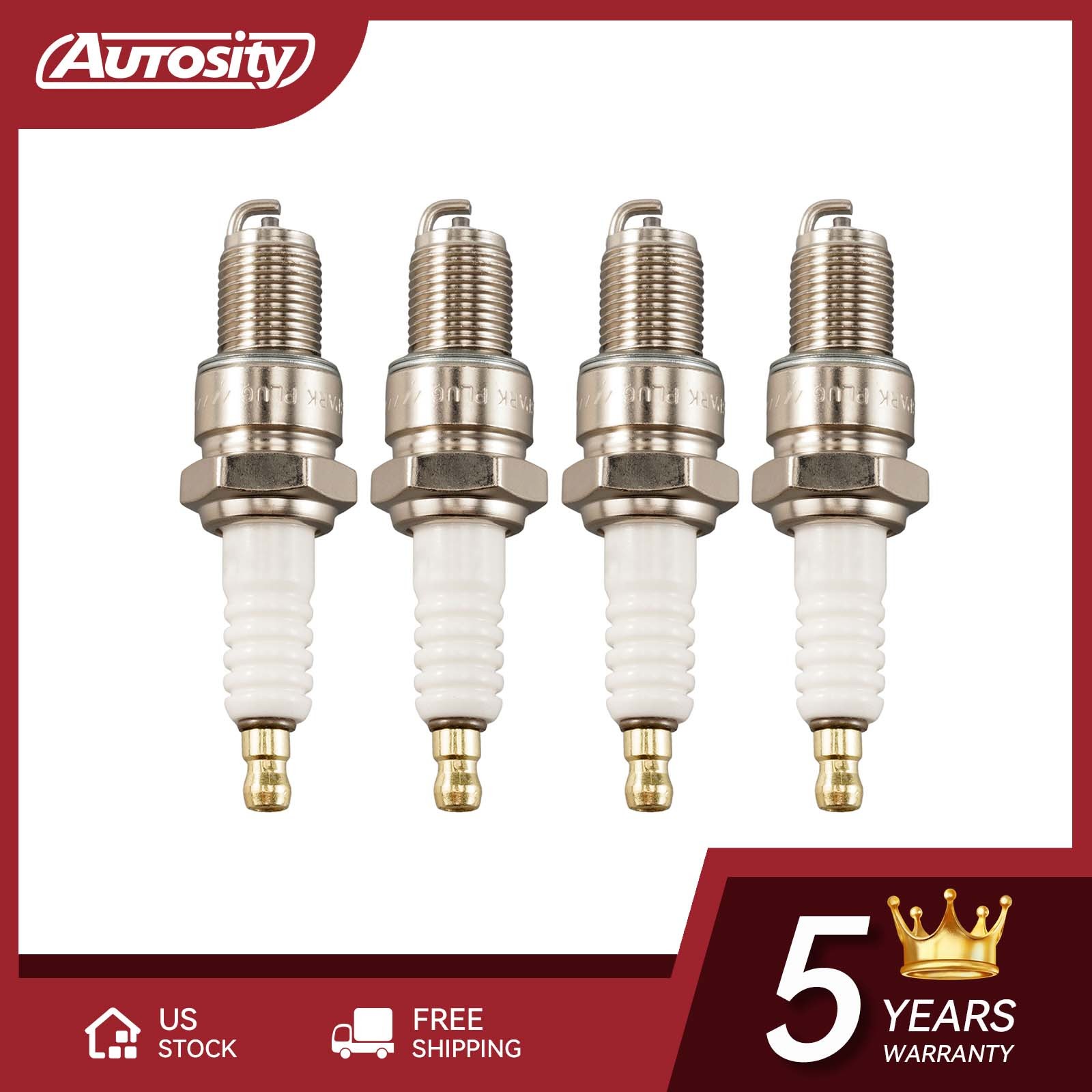 Set of 4 Copper Spark Plugs For 1985-1988 Toyota Pickup L4 2.4T BPR5ES 7734