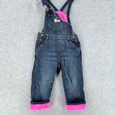 OshKosh B gosh Overalls Kids 4T Pink Fleece L...