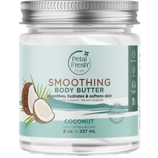 Petal Fresh Pure Smoothing Coconut Body Butter, Organic Argan Oil, Shea Butter,