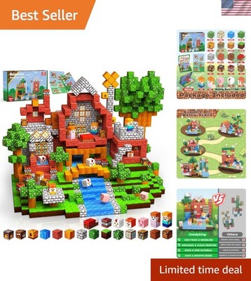 Endless Creativity with 150PCS Magnetic Building Cubes - STEM Learning Fun