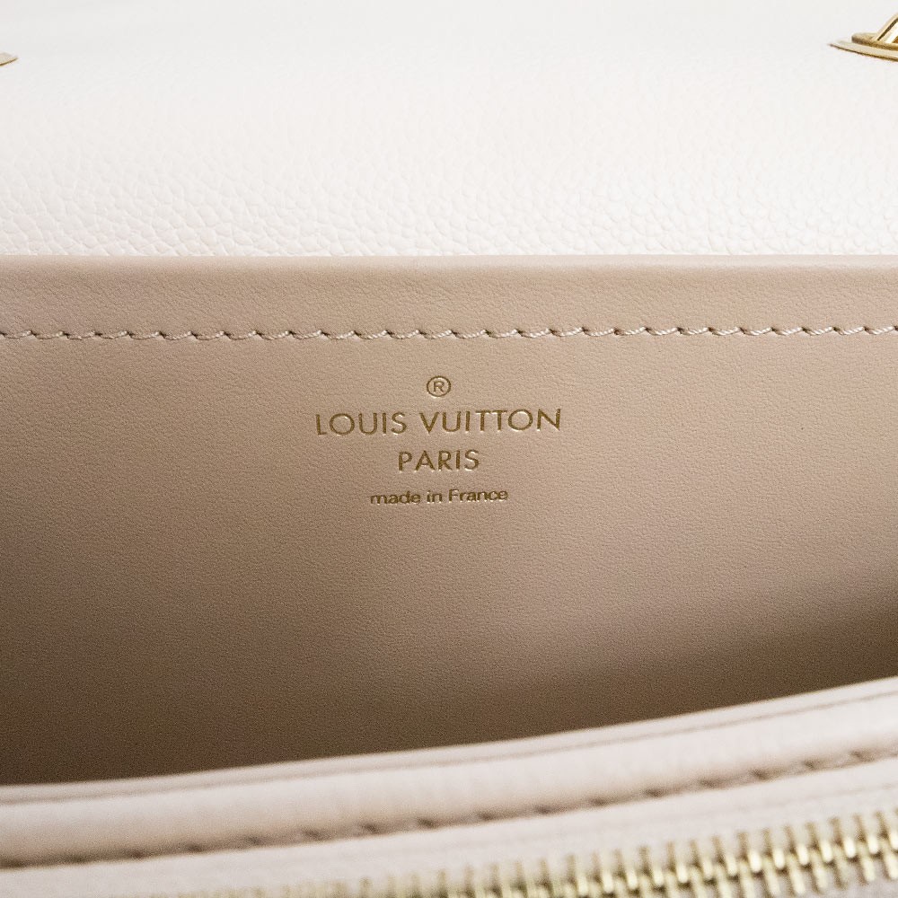 LOUIS VUITTON Marceau Shoulder Bag Monogram Empreinte Crème M46201 #371 image 9