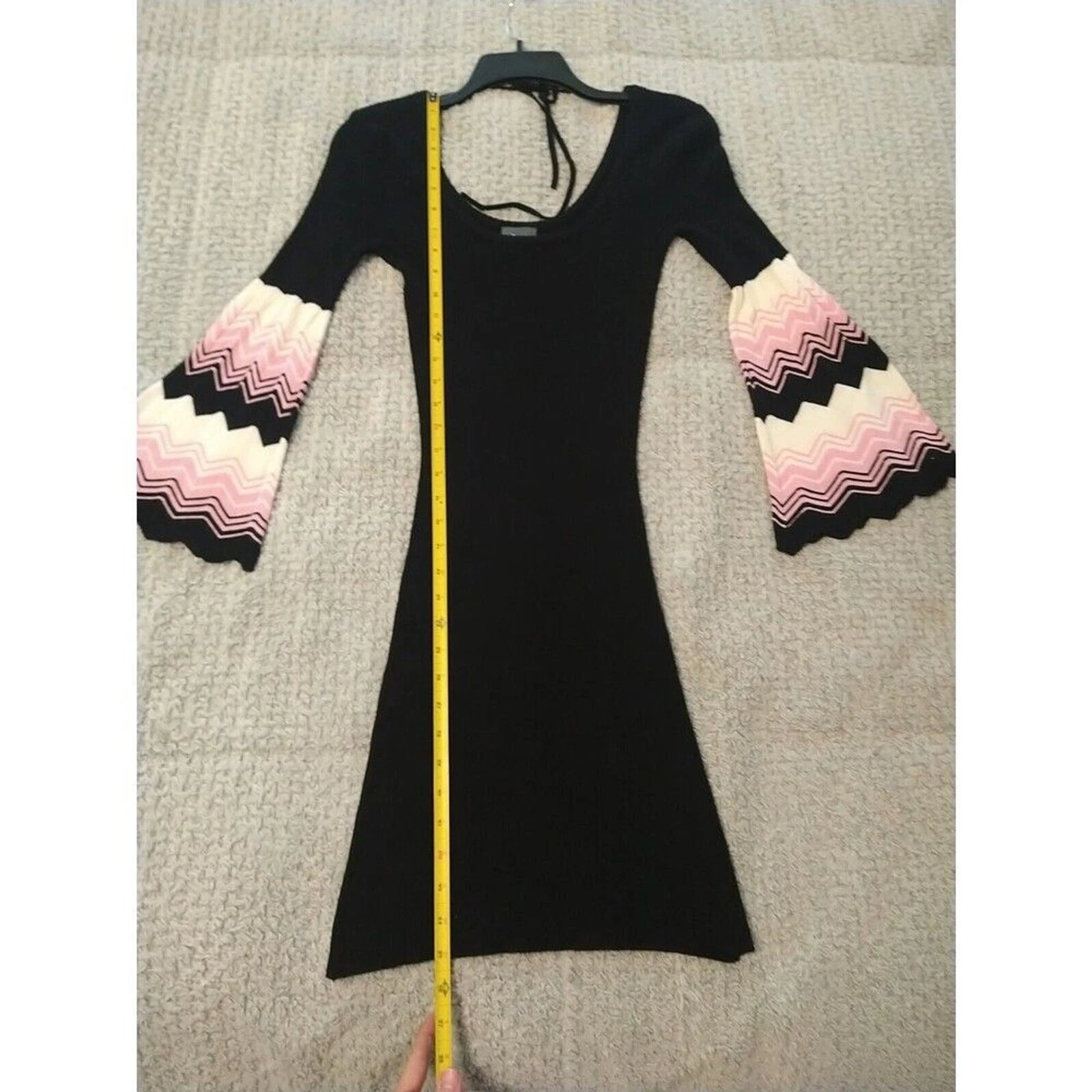 UNDERCOVER Vestito maglione manica svasata a pois piccolo Y2K Wimsygoth retrò vintage fata