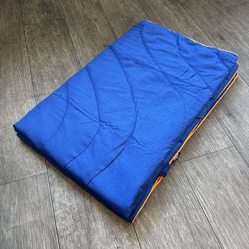 JetBlue Airlines 50 x 38 in. Royal Blue Roll-Up Quilted Throw Blanket