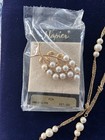 Napier Vintage Gold Tone/faux Pearl Necklace/earring/brooch/bracelet  — photo 2
