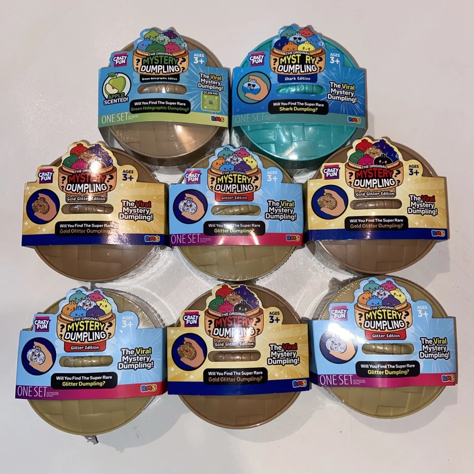 8 Five Below Released 5/16 Multi Series Crazy Fun Squishy Bun Mystery Dumpling - Bild 1 von 1