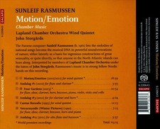 MOTION/EMOTION: CHAMBER MUSIC BY SUNLEIF RASMUSSEN NEW CD