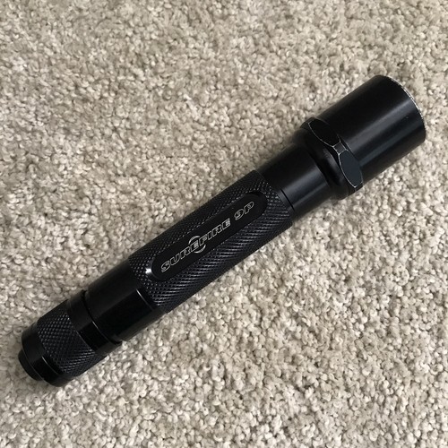 Vintage SureFire 9P Laser Products Tactical Duty Flashlight Original w/ P91 Bulb