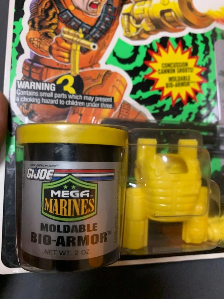 Gi joe Clutch Mega Marines Blíster 1992 - Imagen 3 de 4