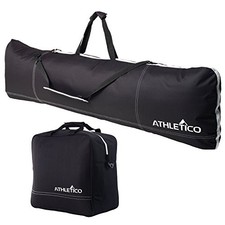 Padded Two-Piece Snowboard and Boot Bag Combo  Store  Transport Black