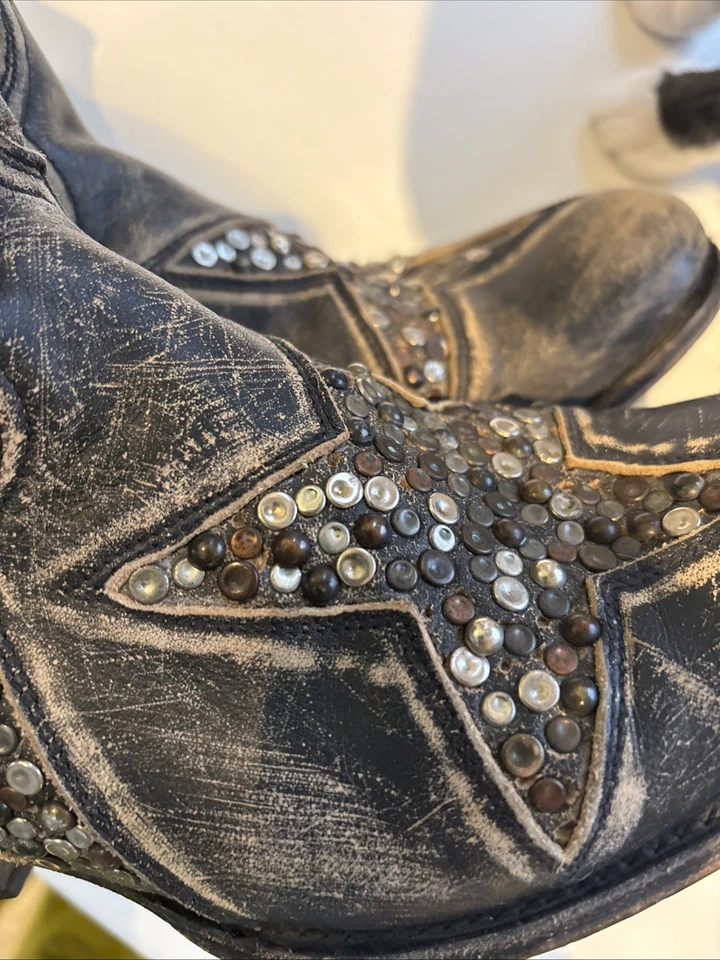 Botas Cortas Frye Deborah Star Tachonadas Talla 8 Foto 4 de 4