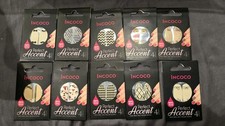 Incoco nail polish strips LOT Of 10 Perfect Accent Packs New Nip