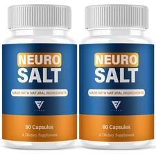  2 Pack Neuro Salt Capsules, Neuro Salt Nootropic Supplement 120 Capsules 