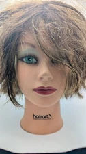 Hairart Cosmetology Mannequin Head, Human Hair