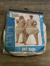 Adult Funny Cry Baby Halloween Costume Unisex One Size, bib,