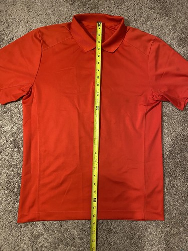Nike Golf Tour Performance Dri Fit Mens Size Small Red Sport School Shirt - Picture 6 of 10